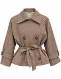 Veste Trench à Carreaux